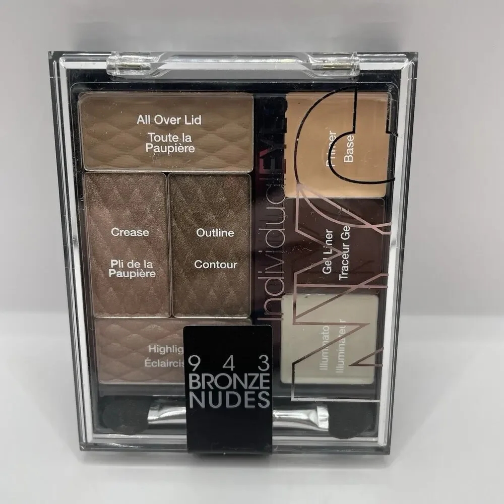NYC Individual Eyeshadow Palette 943 Bronze Nudes Brown Eyes NEW SEALED